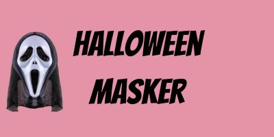 halloween og uhyggelige masker