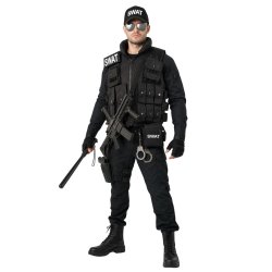 SWAT vest- Kostume luksus (Onesize)