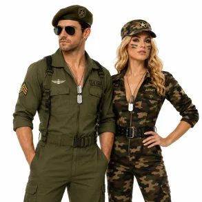 Milit�r kostume og army udkl�dning