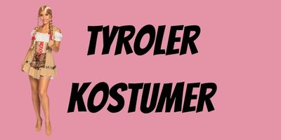 Tyrolerkostumer til oktoberfest