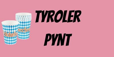 oktoberfest Pynt og tyrolertema