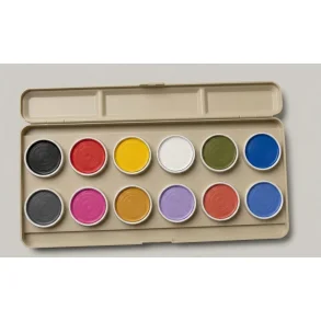 Ansigtsmaling palette 12 farver