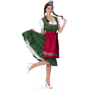 Gr�n plus size kn�lang tyolerkjoler