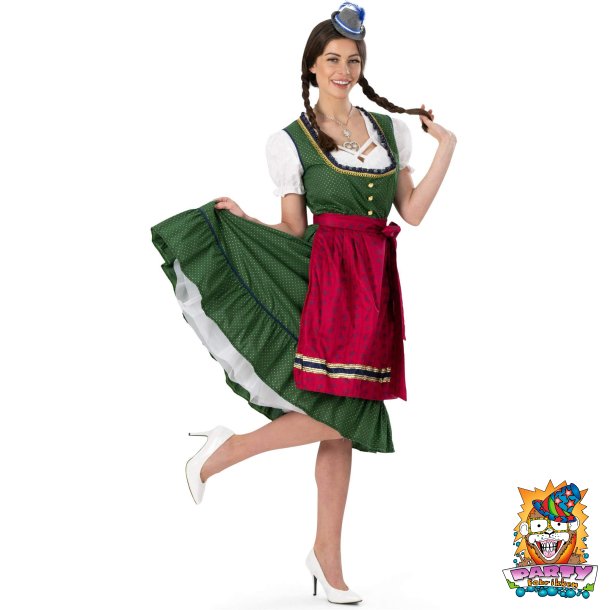 Gr�n plus size kn�lang tyolerkjoler