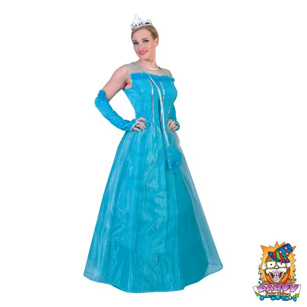 Elsa til voksne Bl� Prinsesse Kostume til Kvinder