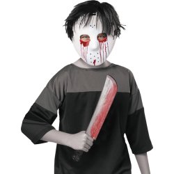 Jason maske og kniv B�rn