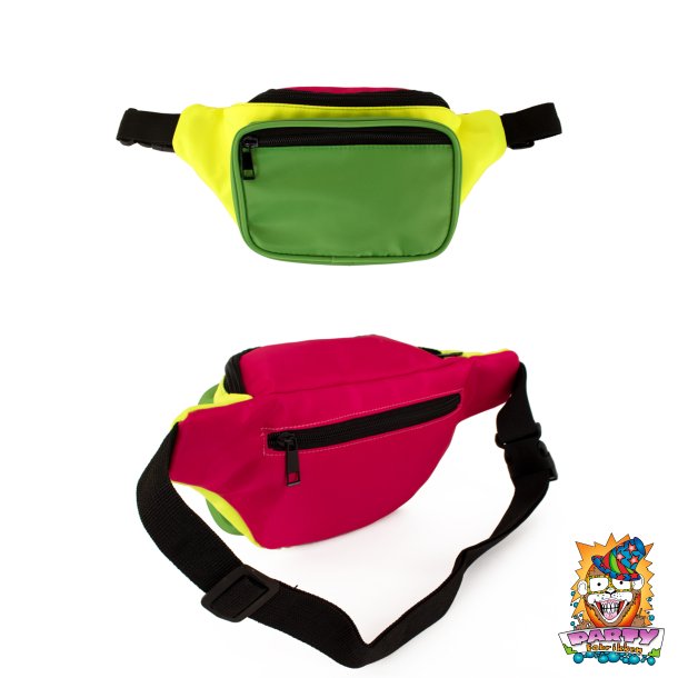 80er b�ltetaske flerfarvet