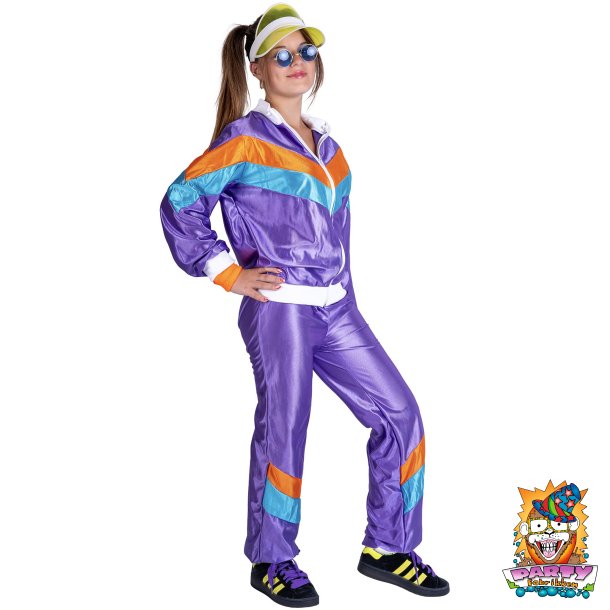 80er joggingst lilla