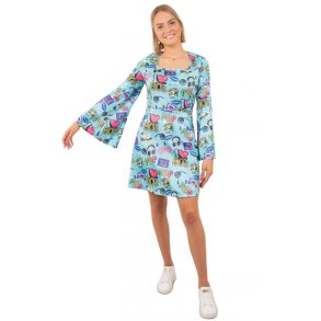 80er kjole - I love the 80's