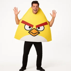 Gul angry bird kostume voksne