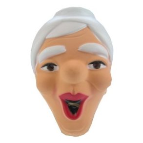 Bedstemor i plastik (hvid hr)