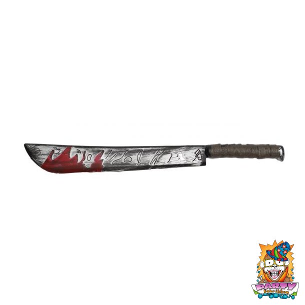 Blodig machete