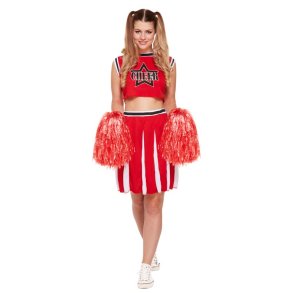 Cheerleader kostume (Onesize)