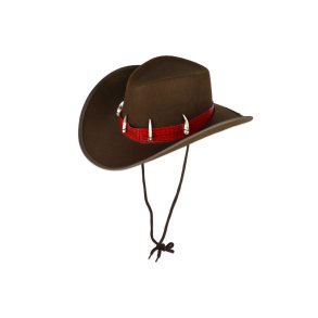 Cowboyhat med krokodillet�nder