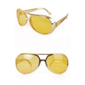 Elvis briller guld