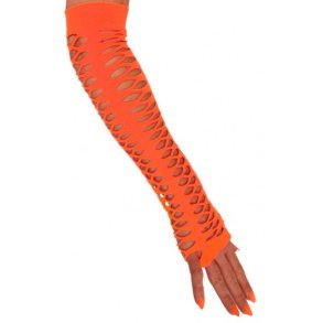 Fingerl�se handsker med store masker