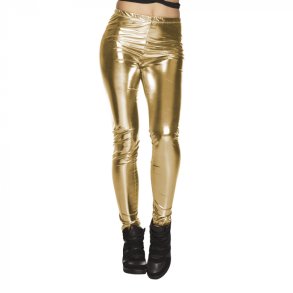 Guld leggings (M)