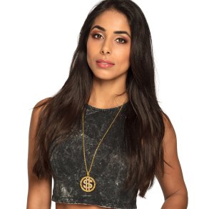 Guldhalskde med dollartegn