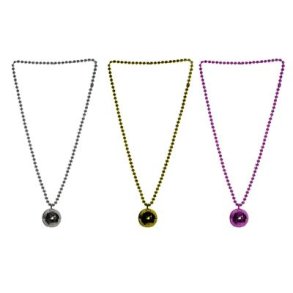 Halsk�de med discokugle assorteret