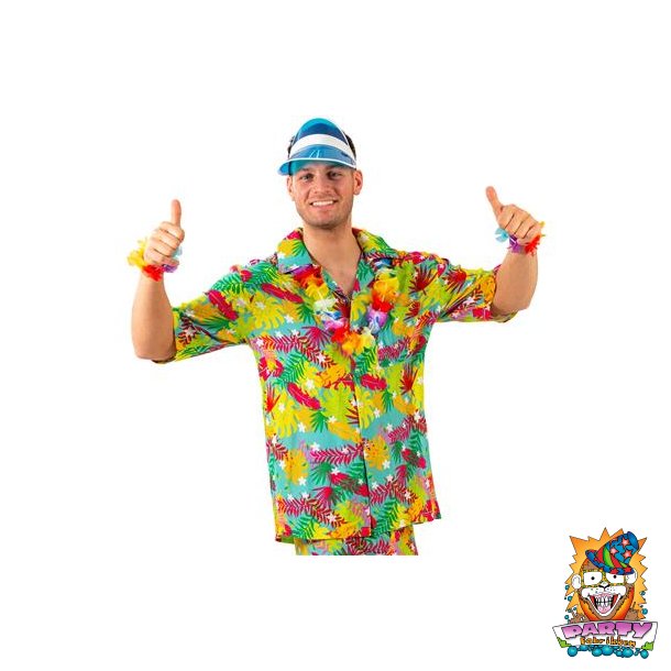 Hawaiiskjorte flerfarvet