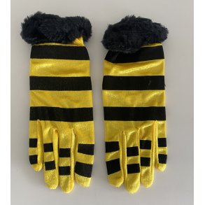 Handsker bi (sort og gul)