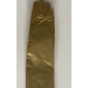 Lange handsker i guld