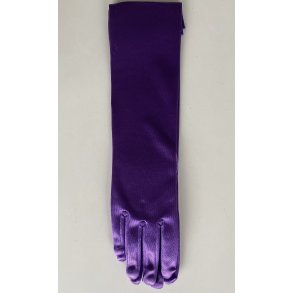 Lange handsker i lilla 