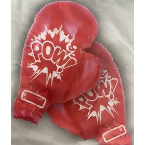 Oppustelige boksehandsker 