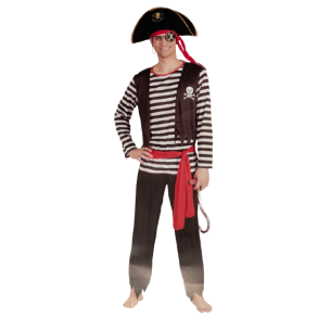 Piratkostume mand - Pirate Pat 