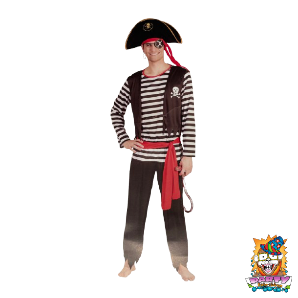 Piratkostume mand - Pirate Pat 
