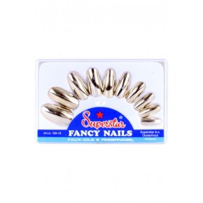 Kunstige negle i guld