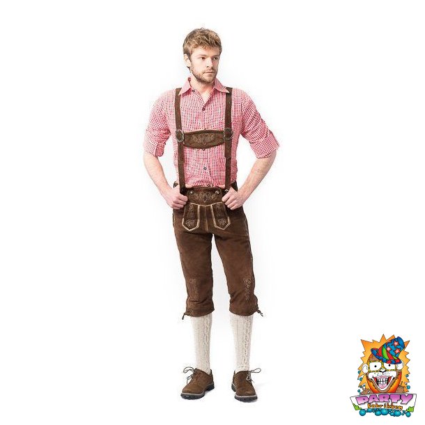 Rudi gte lederhosen, mrkebrun