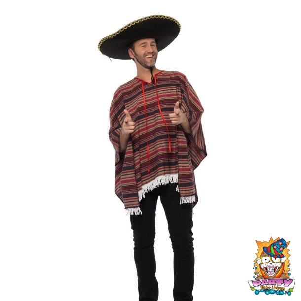 Mexicaner poncho Onesize
