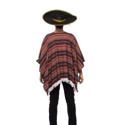 Mexicaner poncho Onesize