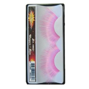 Kunstige jenvipper i pink (lange)