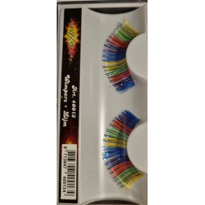 Kunstige jenvipper, regnbuefarvede