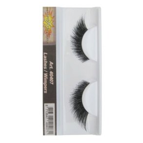 Kunstige jenvipper i sort (kort til lang)