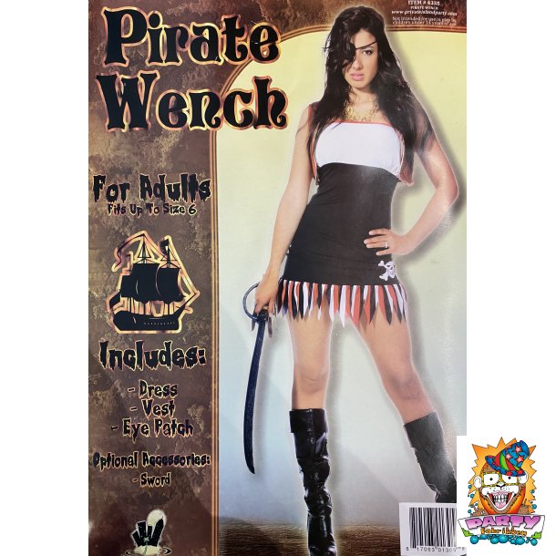 Piratkjole (Onesize)