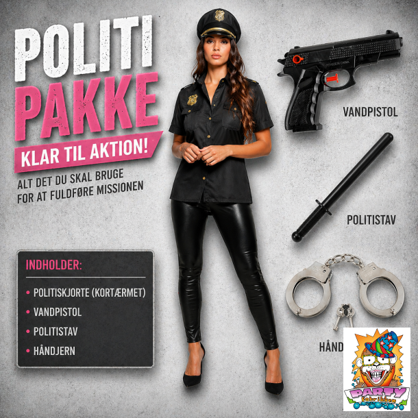 Politipakke Kvinde - Onesize