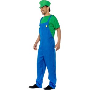 Spilfigur kostume bl�/gr�n 