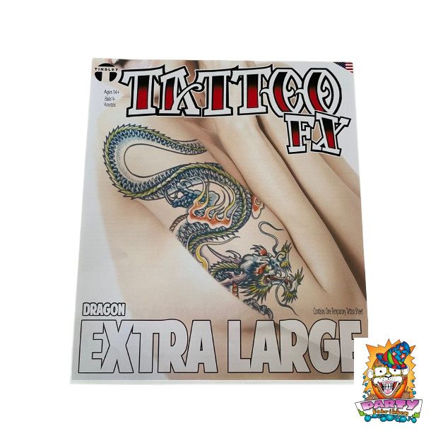 Tatovering Dragon - Extra Large