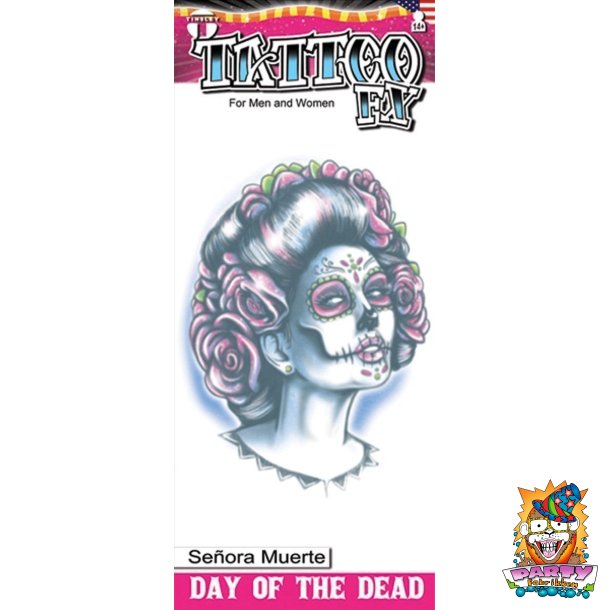 Tatovering Day of the dead - Senora Muerte