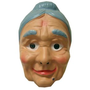 Bedstemor maske plastik