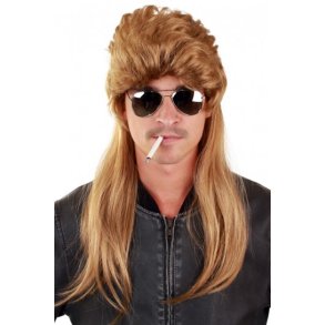 80'er paryk lang blond