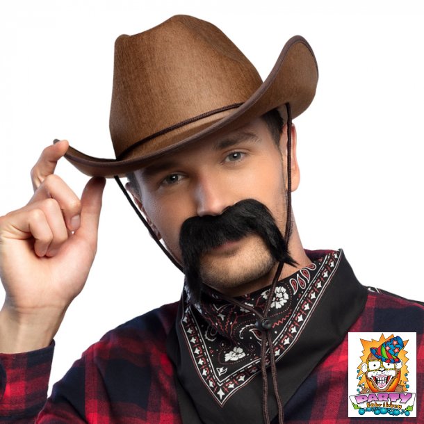 Cowboy moustache