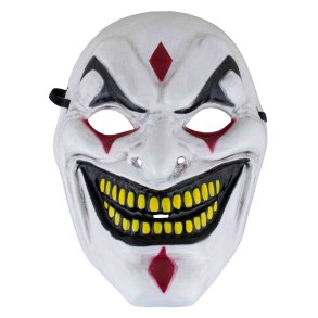 Scary Hvid klovnemaske