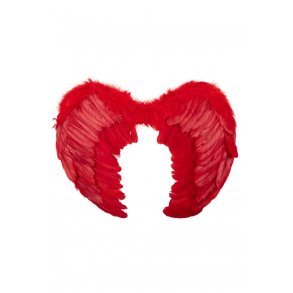 Englevinger i rd 55 x 40 cm