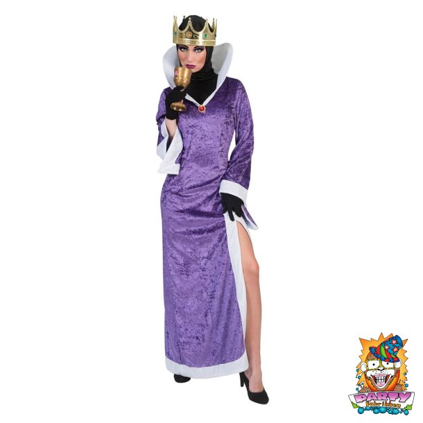 Angry Queen Voksenkostume - Lilla