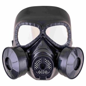 Gasmaske sort voksne