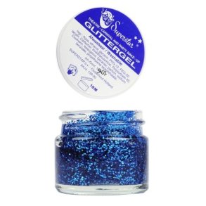 Glittergel i bl